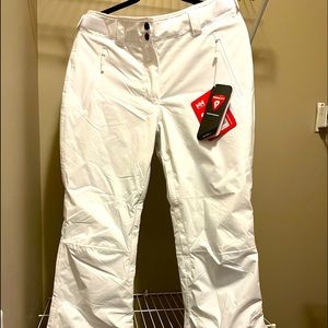 NWT white Helly handson womens ski pants M